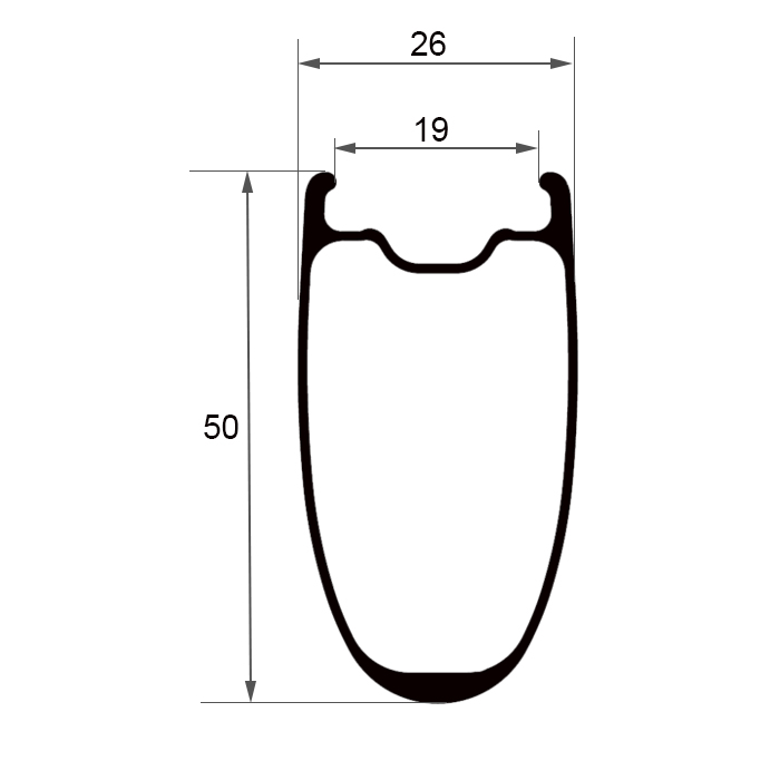 50mm carbon rims