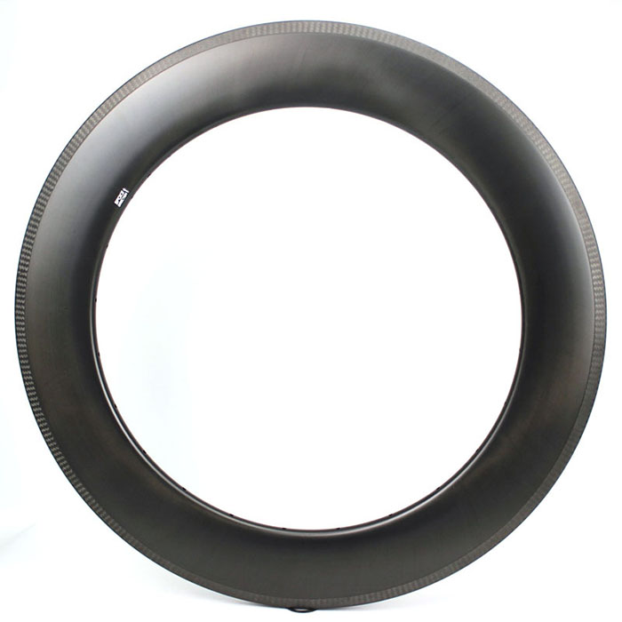 88mm Carbon Rims aero Triathlon Rear Wheel Carbon Tubular Rim