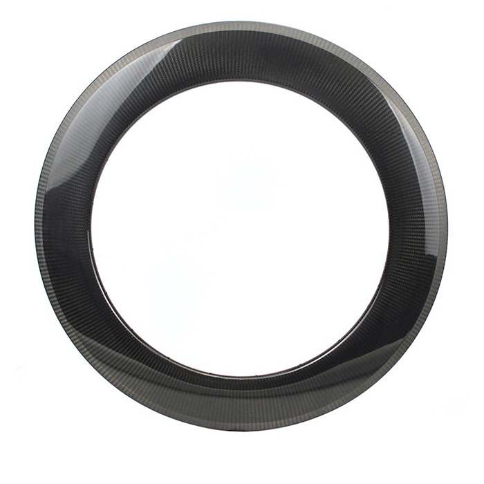 88mm Carbon Rims aero Triathlon Rear Wheel Carbon Tubular Rim