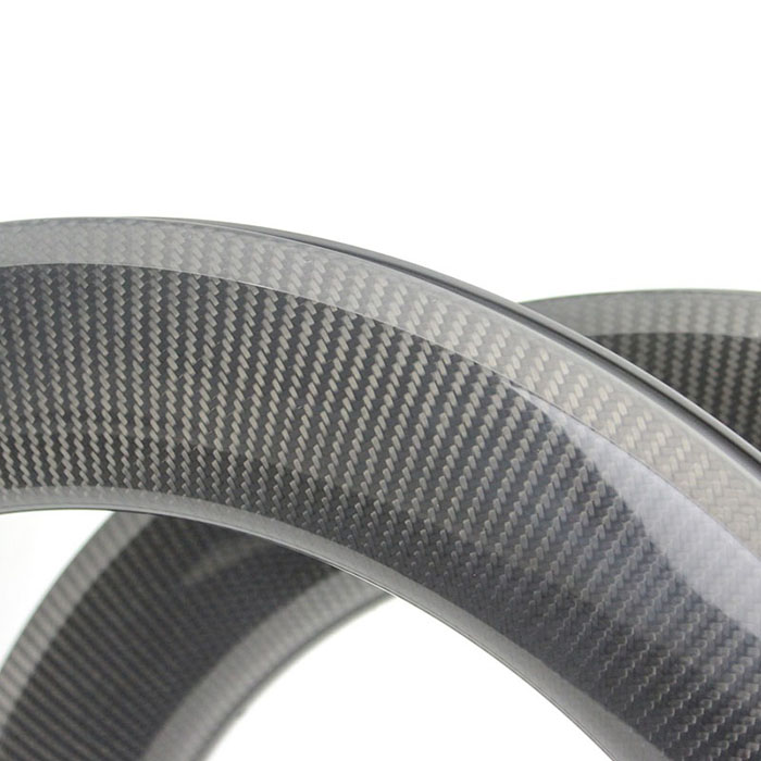88mm Carbon Rims aero Triathlon Rear Wheel Carbon Tubular Rim