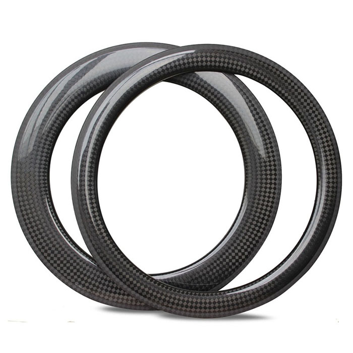 88mm Carbon Rims aero Triathlon Rear Wheel Carbon Tubular Rim