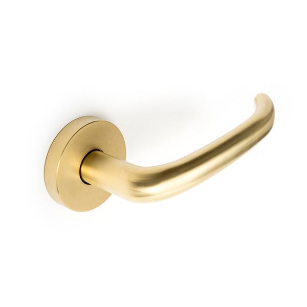 Lever Handle 144 Double Stone Steel PVD Colored Stainless Steel Copper Brush