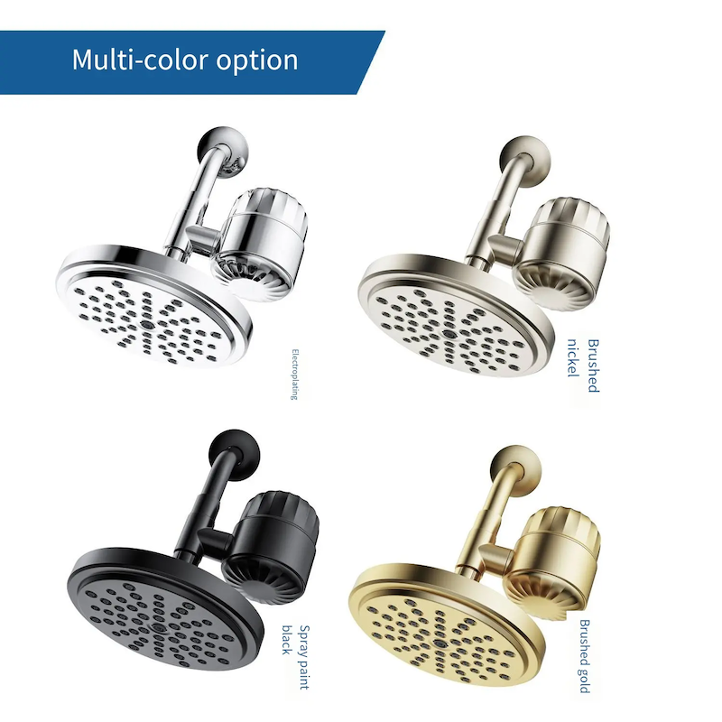 Water Filtration Shower Head With Hose