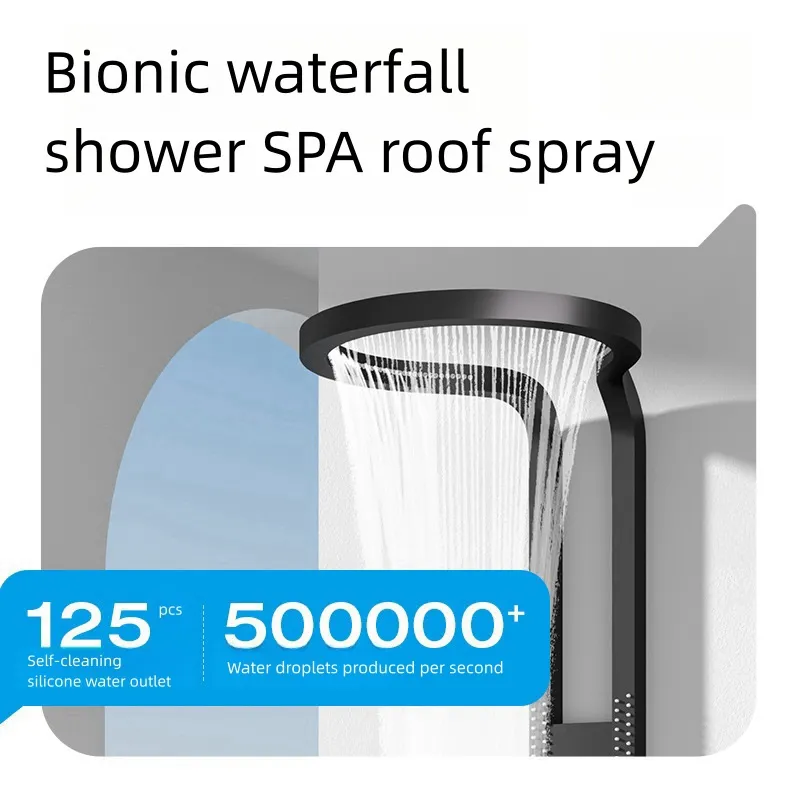 Luxury Round Rainfall Shower Panel System