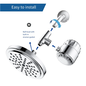 filtered showerhead filtered showerhead