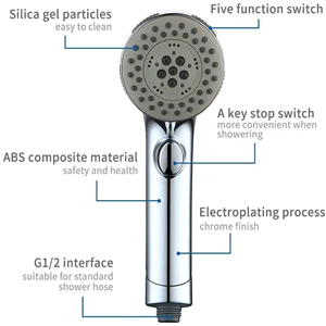 shower head with pause button shower head with pause button