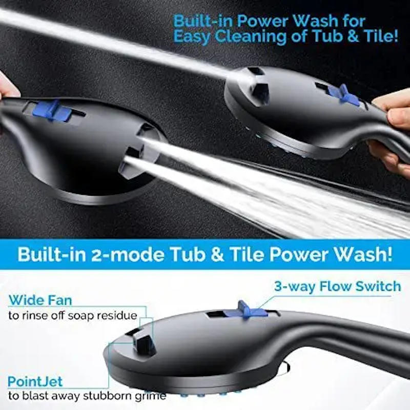 5 Functions Powerful Handheld Shower Head