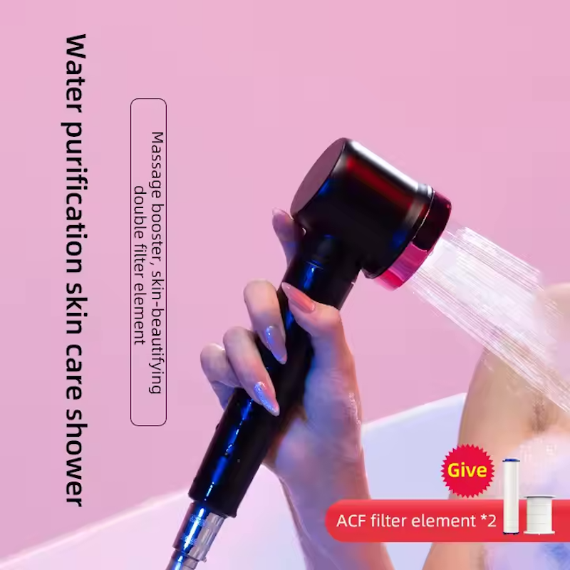 Japanese Style Booster Filter Handheld Shower Head