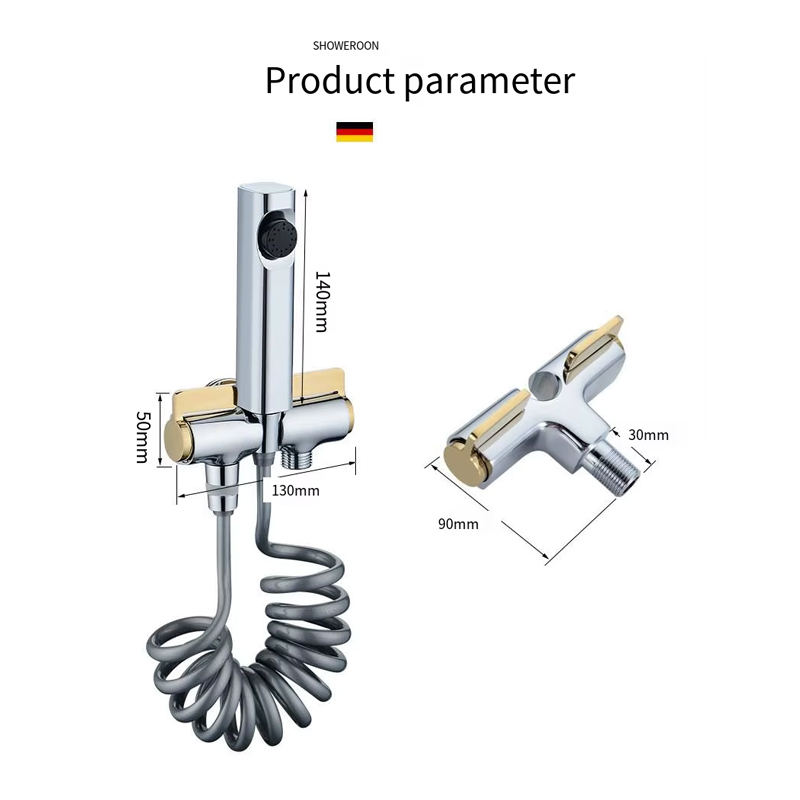 Household Toilet Spray Gun One In And Two Out