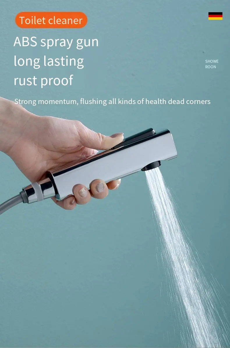 Household Toilet Spray Gun One In And Two Out