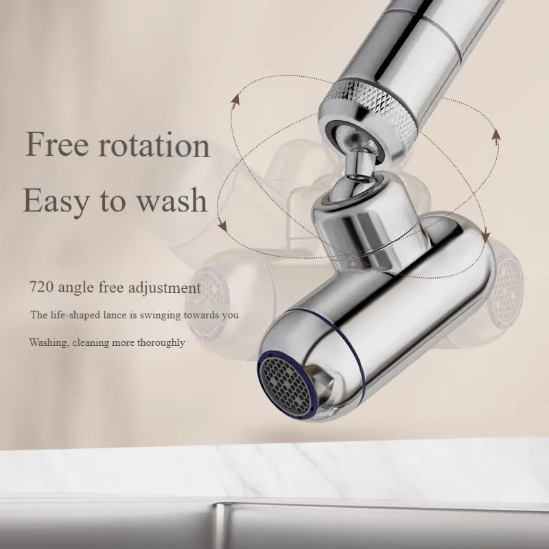 Multifunctional Filter Rotatable Faucet Extender