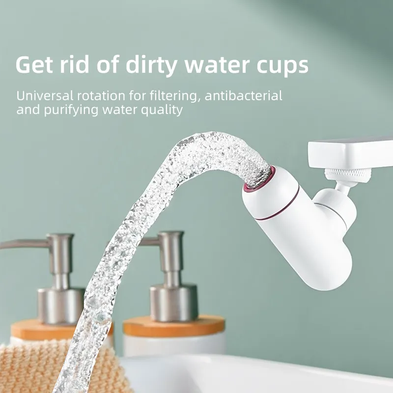 Multifunctional Filter Rotatable Faucet Extender