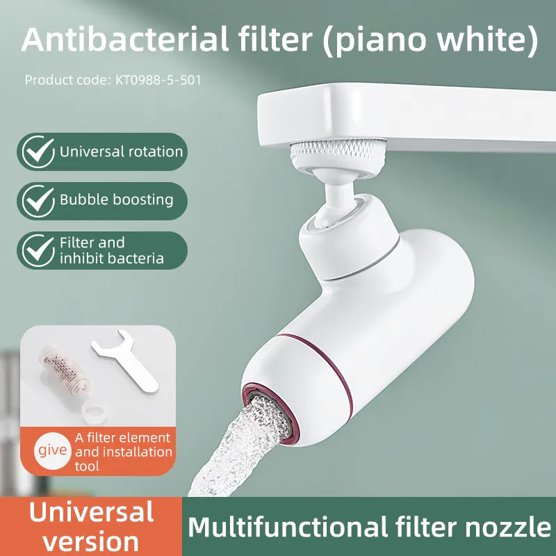 Multifunctional Filter Rotatable Faucet Extender
