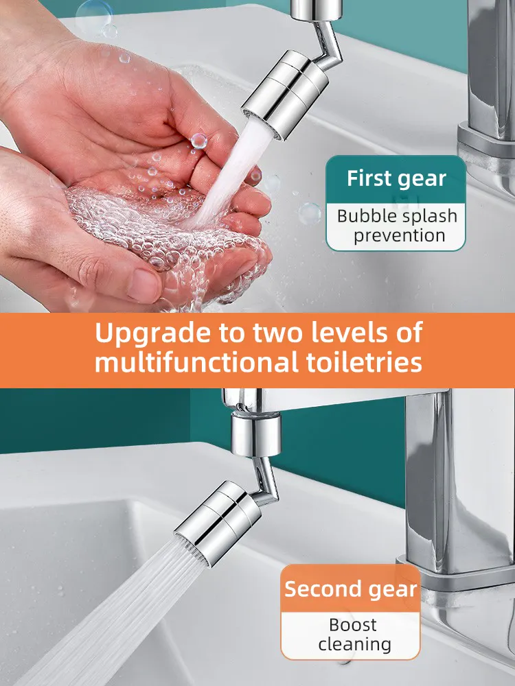 360 Rotate Bathroom Faucet Aerator Extender