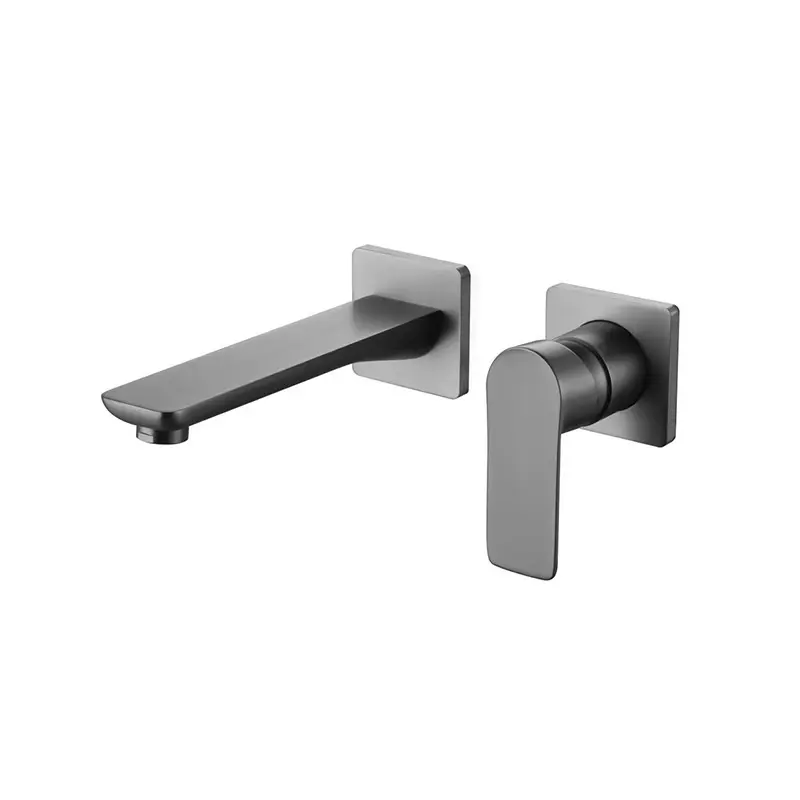 Concealed Single Handle Wall Mounted Basin Faucet