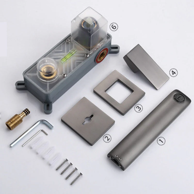 Concealed Single Handle Wall Mounted Basin Faucet