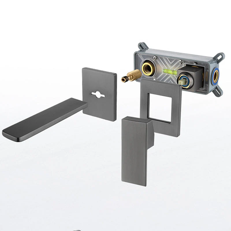 Concealed Single Handle Wall Mounted Basin Faucet