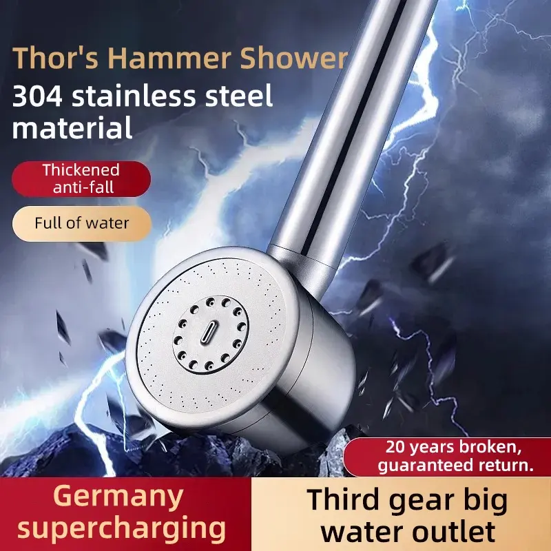 Three Speed Adjustable Hand held Shower Head