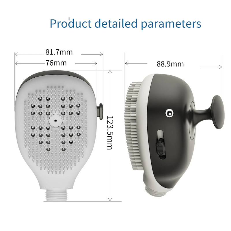 Baby Shark Shower Head With Soft Silicone Srush