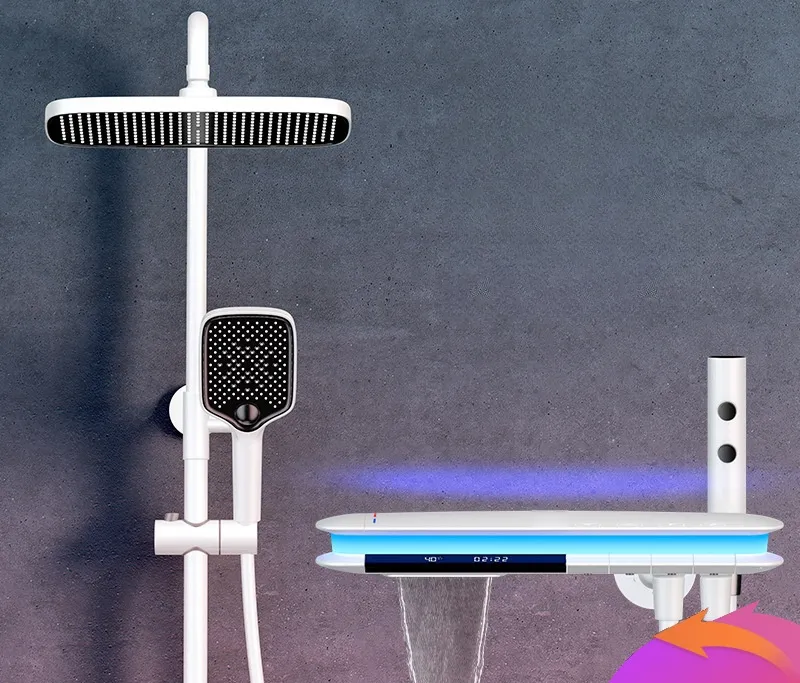 Thermostatic Wall Mounted Rain Shower Set