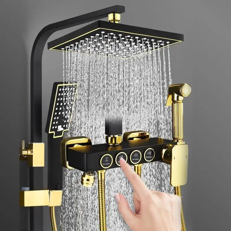 How To Build A Bathroom Around The Black Gold Thermostatic Shower System？