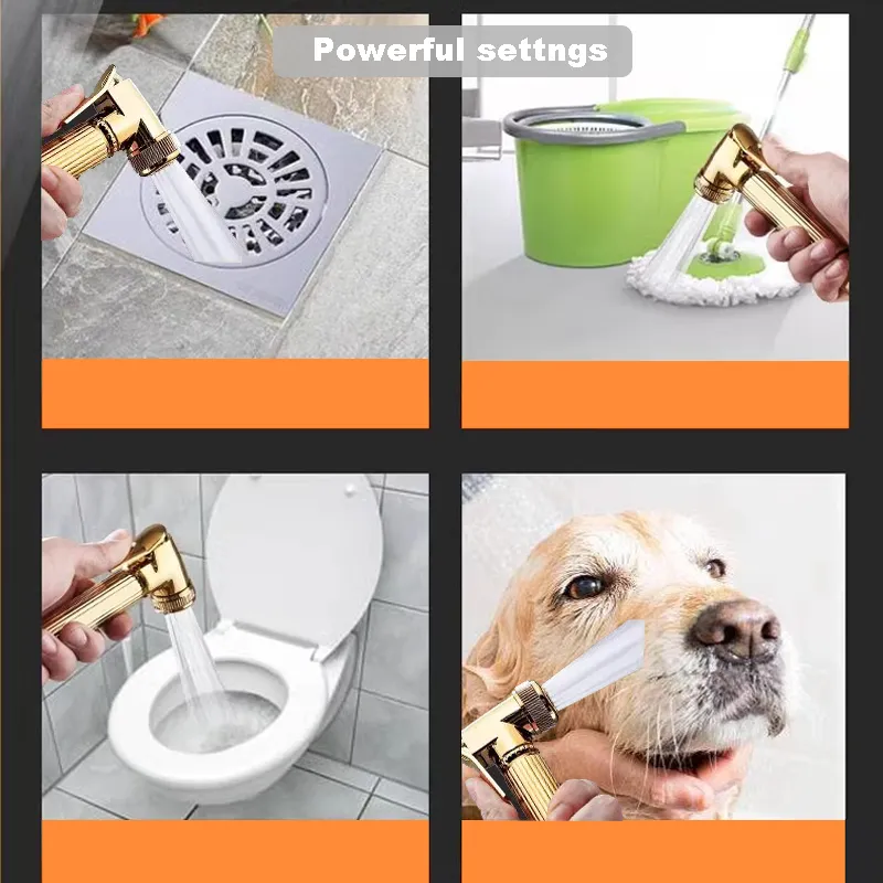 Black Gold Thermostatic shower faucet set