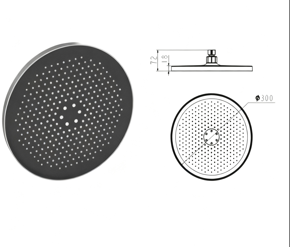 Wholesale Overhead Rain Shower Heads - Bulk Brass Fixtures with High-Pressure Design