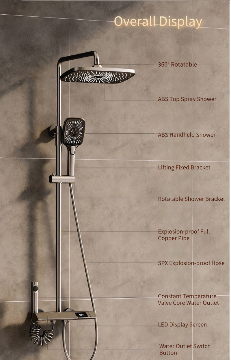 Premium Showerhead Set Wholesale | Engineering Procurement Preferred with Customization Options