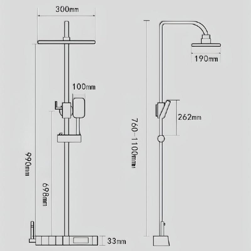 Premium Showerhead Set Wholesale | Engineering Procurement Preferred with Customization Options