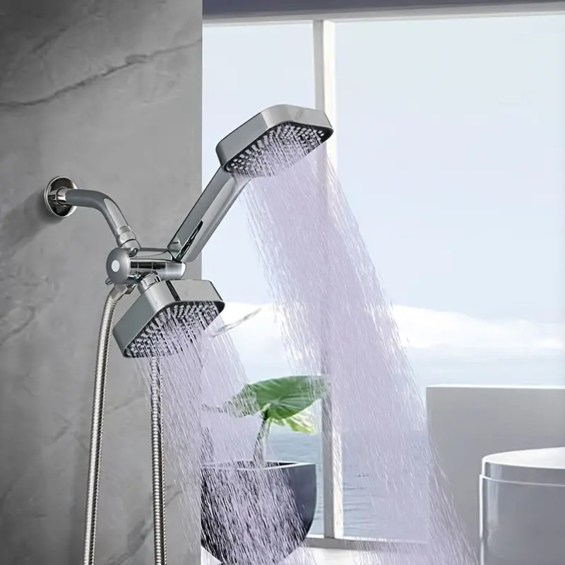 High Pressure Barth Room Rainfall Shower Head Combo Set