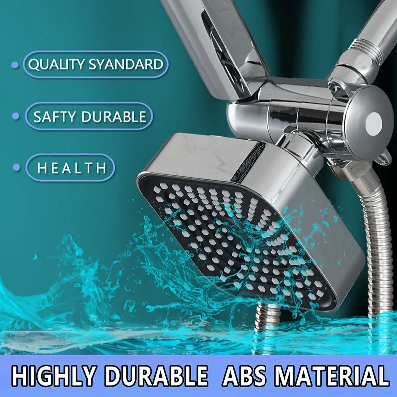 High Pressure Barth Room Rainfall Shower Head Combo Set