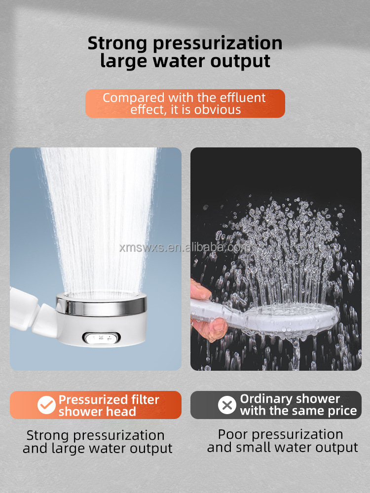 Premium Filtered Shower Head Hose Combo Clean Water Daily Use