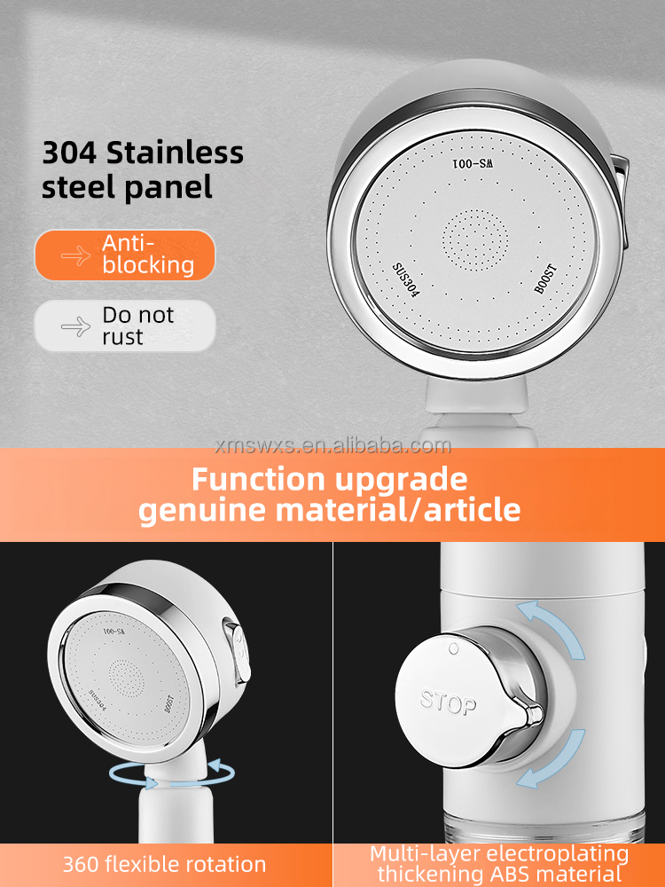 Premium Filtered Shower Head Hose Combo Clean Water Daily Use