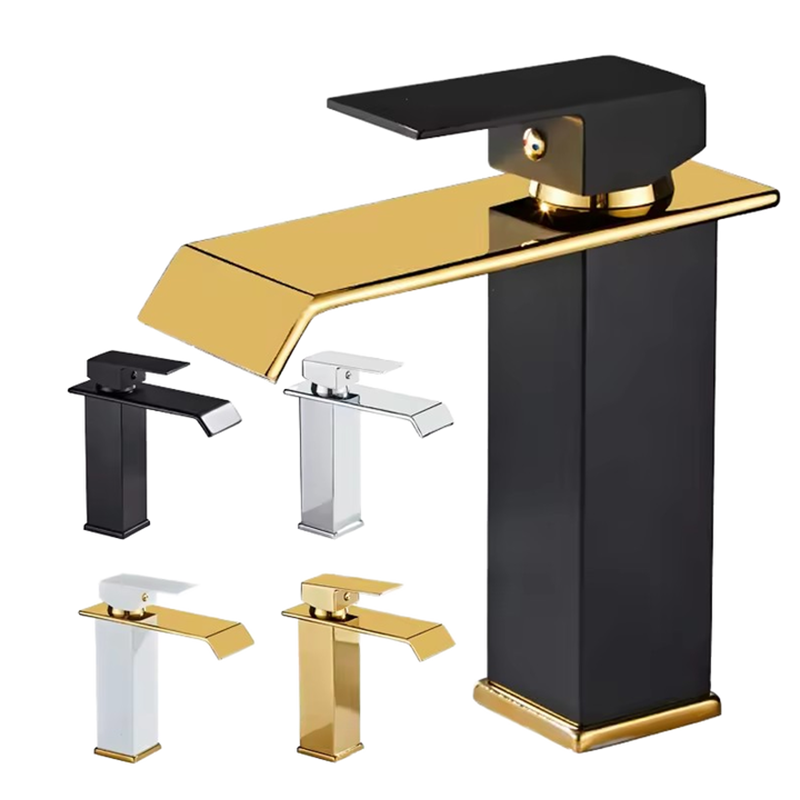 Modern Luxury Stainless Steel Waterfall Faucet Single Handle