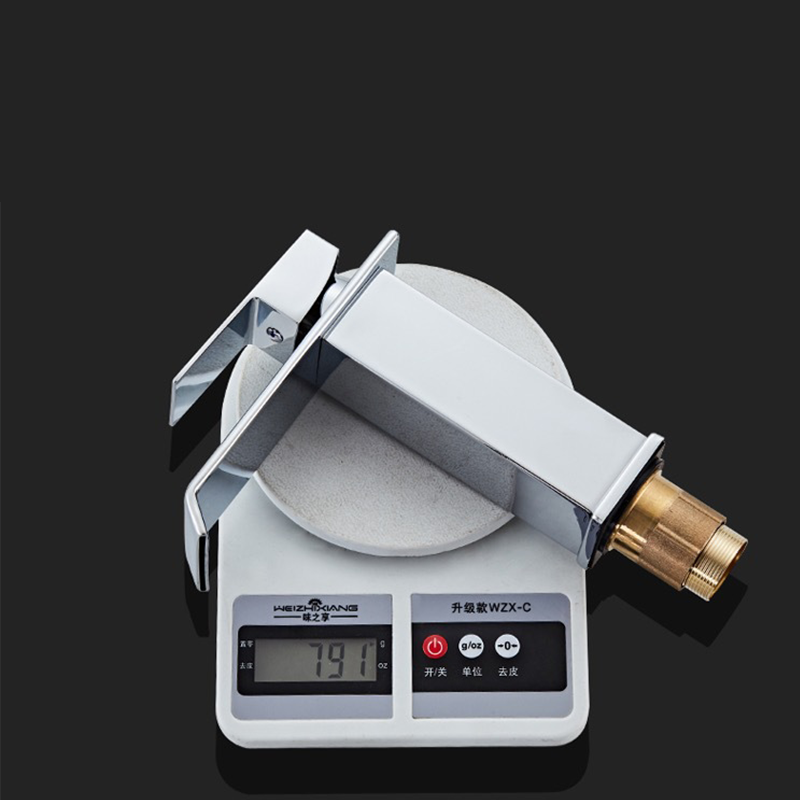 Modern Luxury Stainless Steel Waterfall Faucet Single Handle