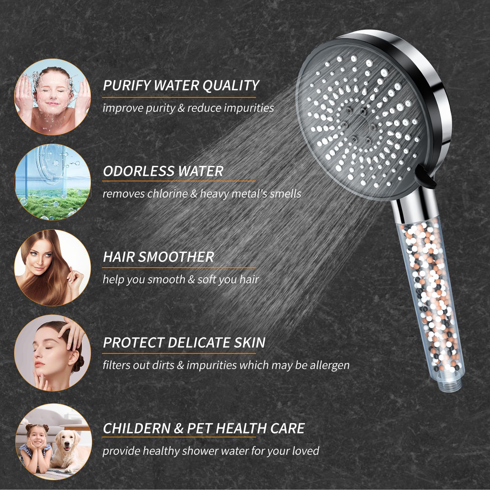 hand held shower head