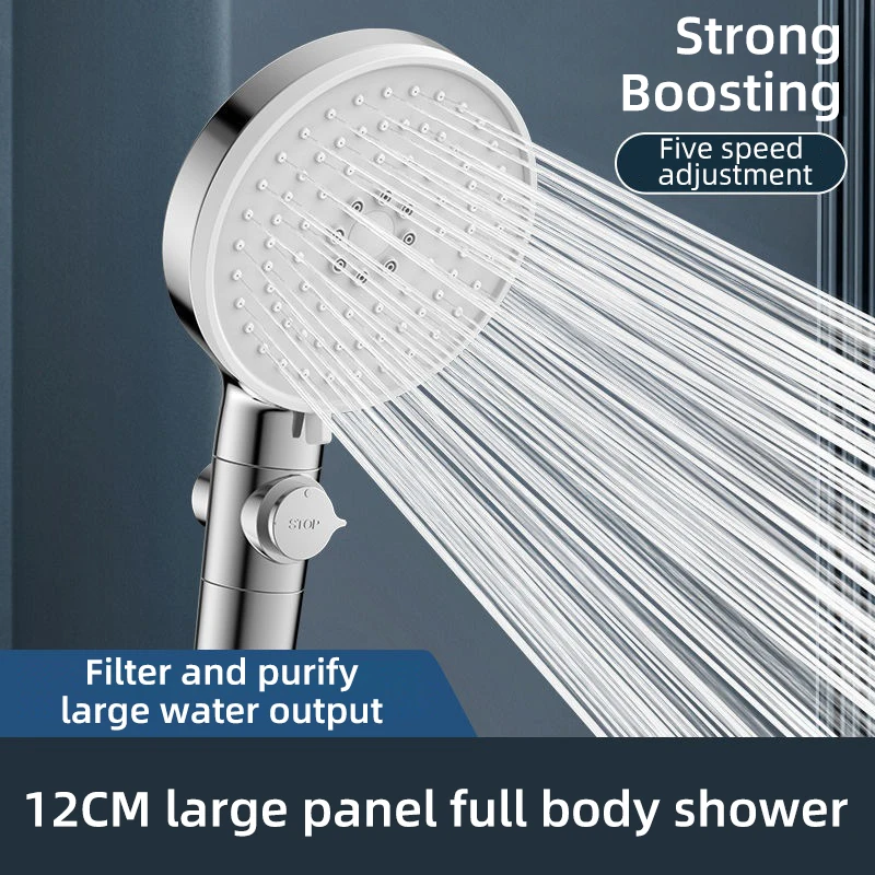 5 Mode High Pressure Handheld Shower Head
