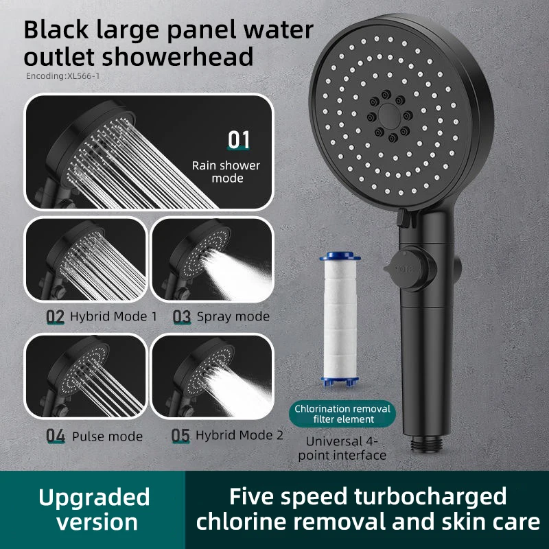 5 Mode High Pressure Handheld Shower Head