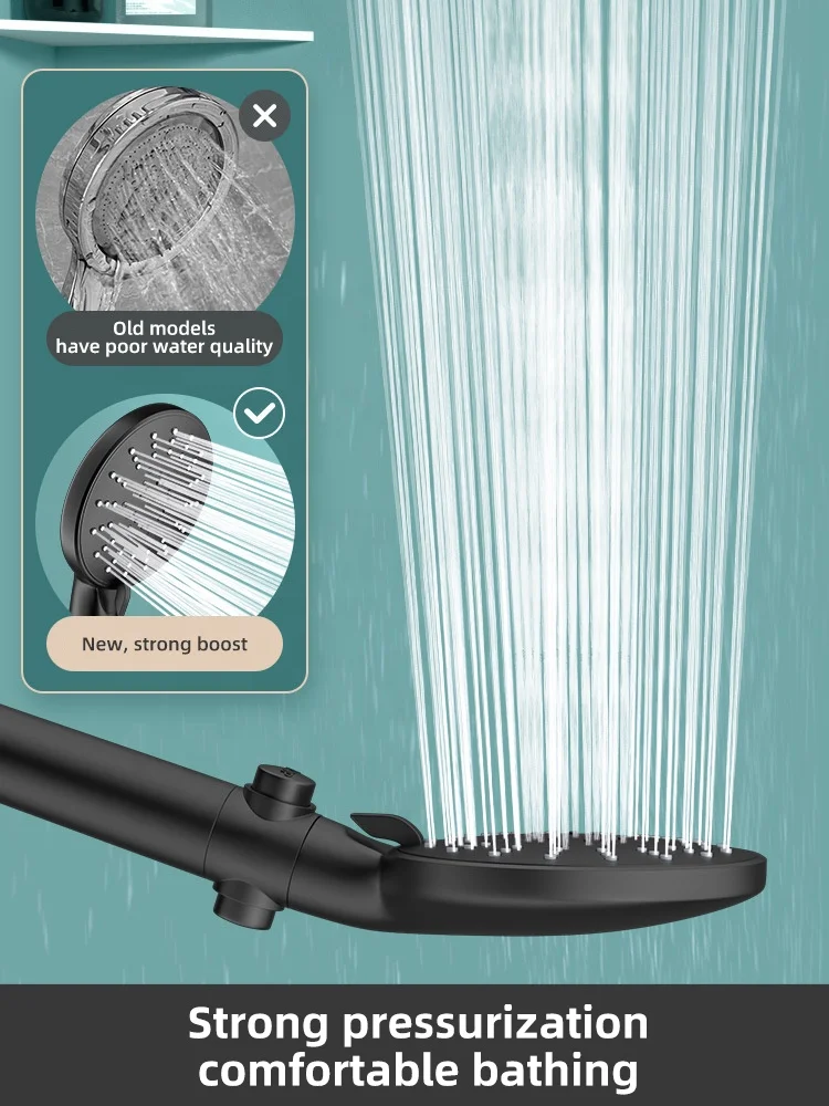 6 Functions High Pressure ABS Hand Shower Head