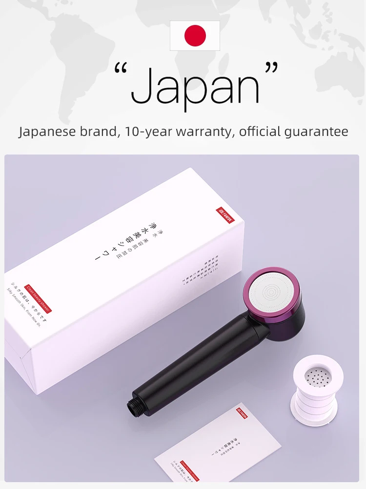 Japanese Style Handheld Filtered Showerhead