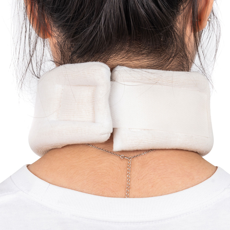 Soft foam neck brace pillow