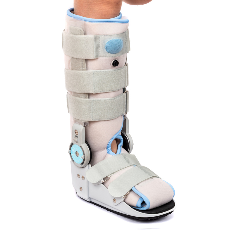 Chaussures de rééducation de la cheville Botte de marche pneumatique ROM