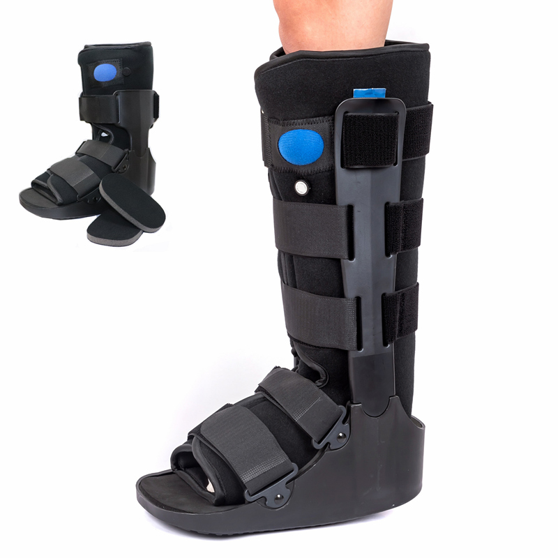 Plastic ankle cam walker brace