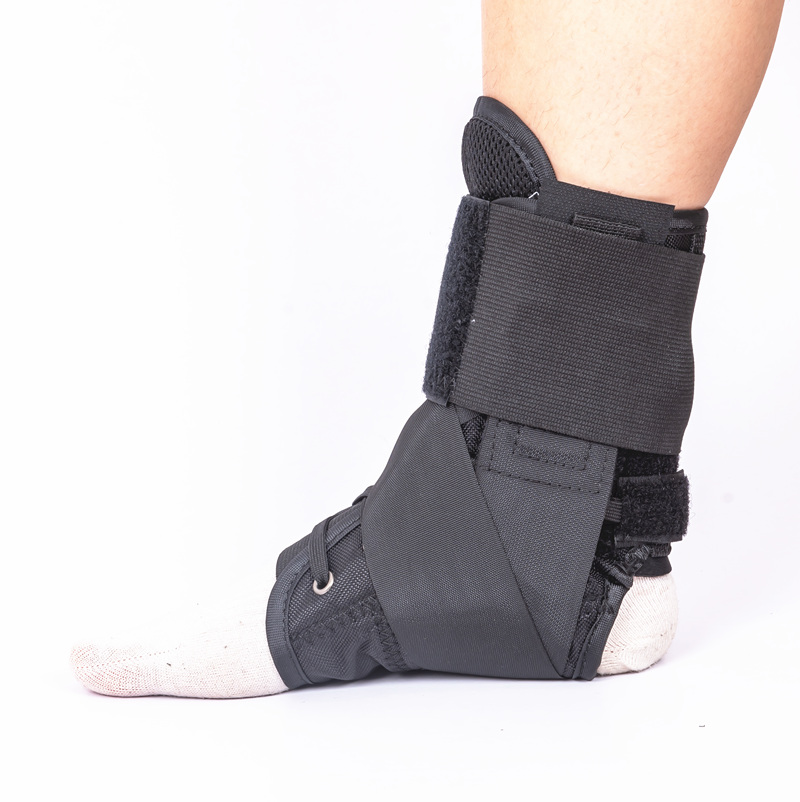 Speed Lace Up Ankle Wraptor Support With Plastic Panel