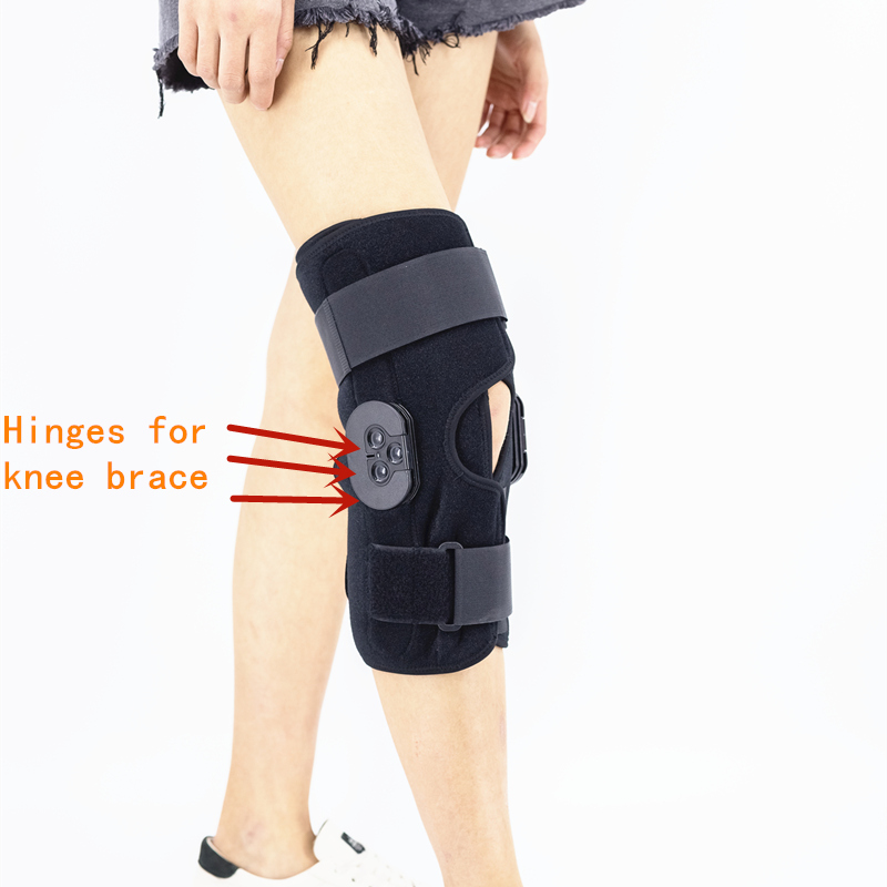 Charnières en aluminium pour genouillère de rééducation médicale