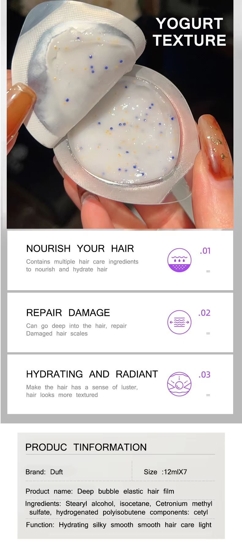 Collagen hair mask