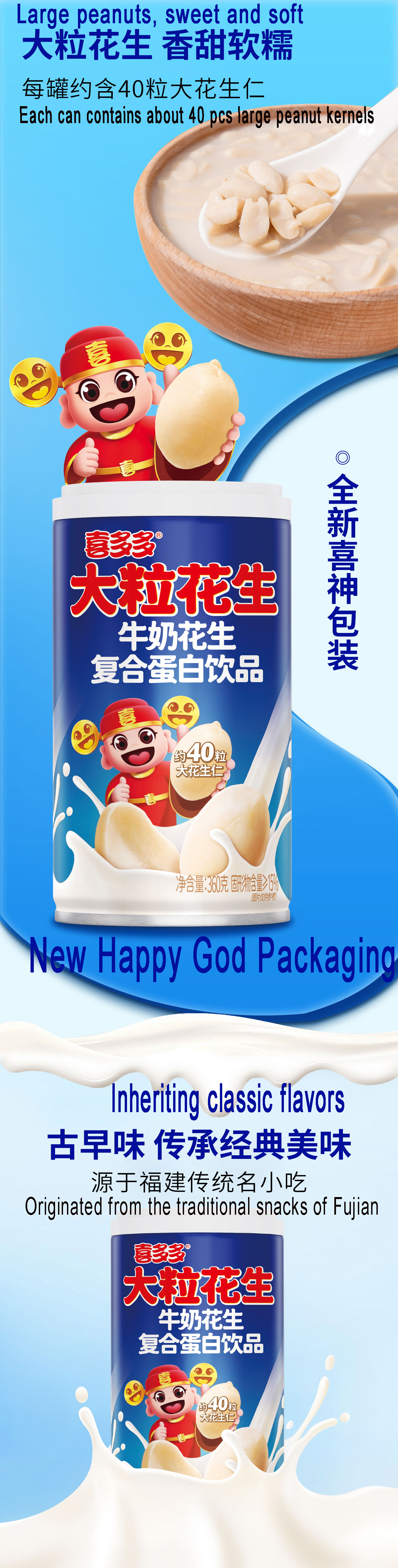 Milk Peanuts Canned