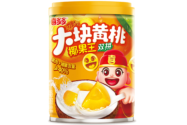 245g Coconut Mix Yellow Peach Canned