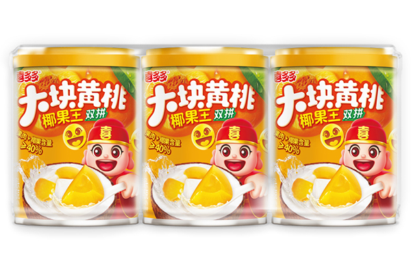 245g Coconut Mix Yellow Peach Canned