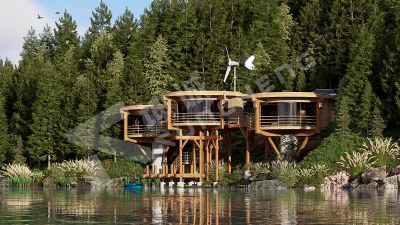 Prefab Minimalist Tree house Prefab Minimalist Tree house